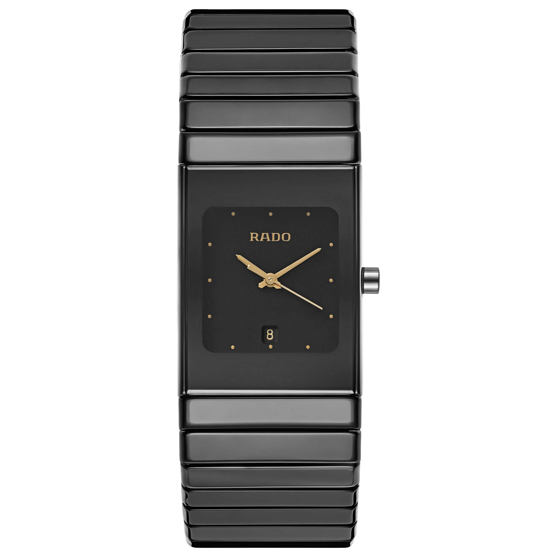Front view of Rado Ceramica Women's Swiss Quartz (Battery-Powered) Watch R21348172