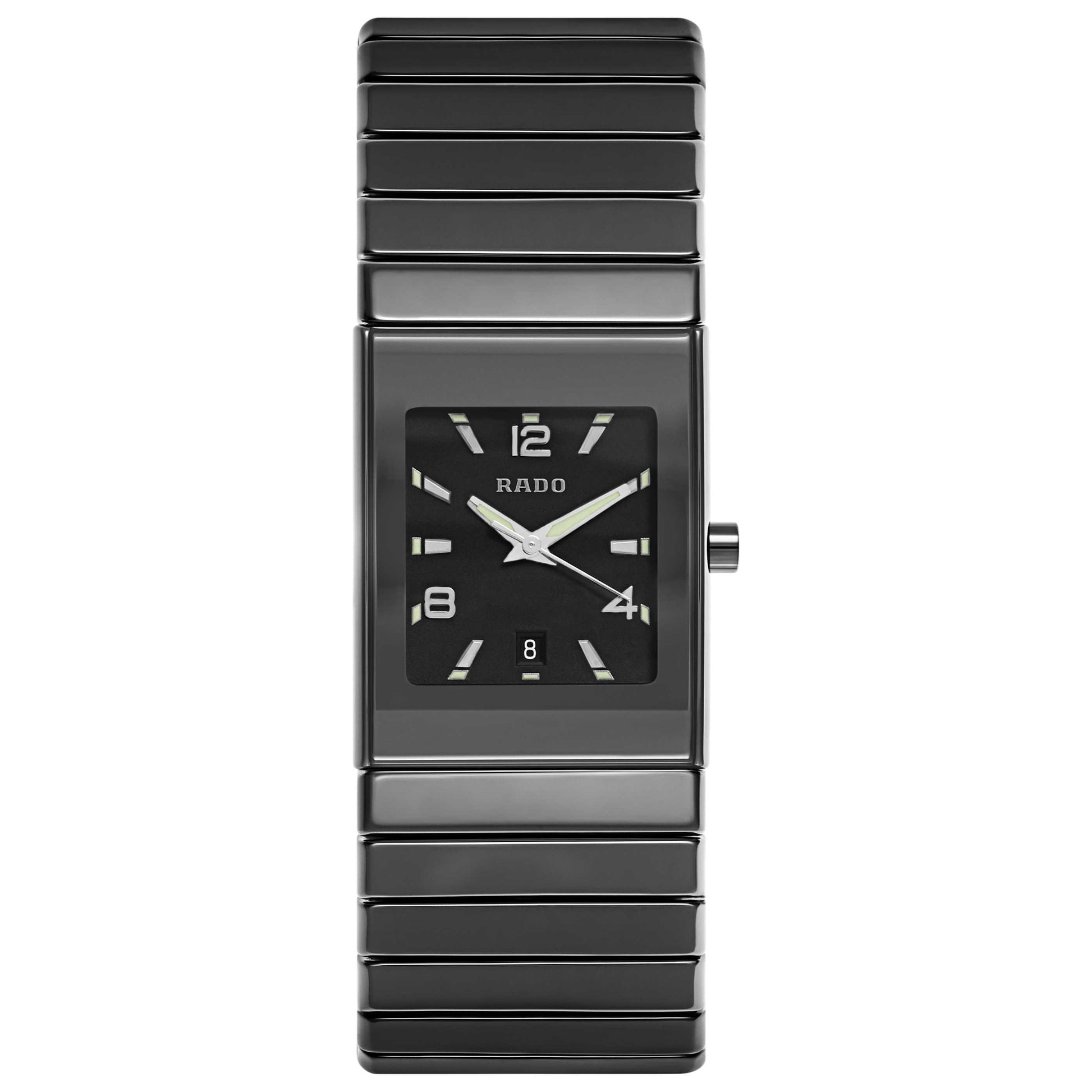 Front view of Rado Ceramica Women's Swiss Quartz (Battery-Powered) Watch R21348192