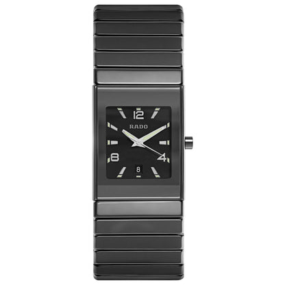Front view of Rado Ceramica Women's Swiss Quartz (Battery-Powered) Watch R21348192