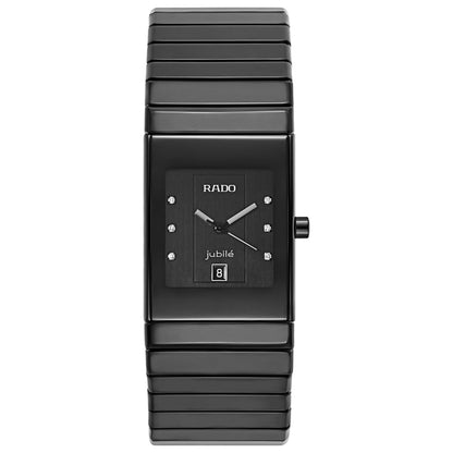 Front view of Rado Ceramica Women's Swiss Quartz (Battery-Powered) Watch R21348402