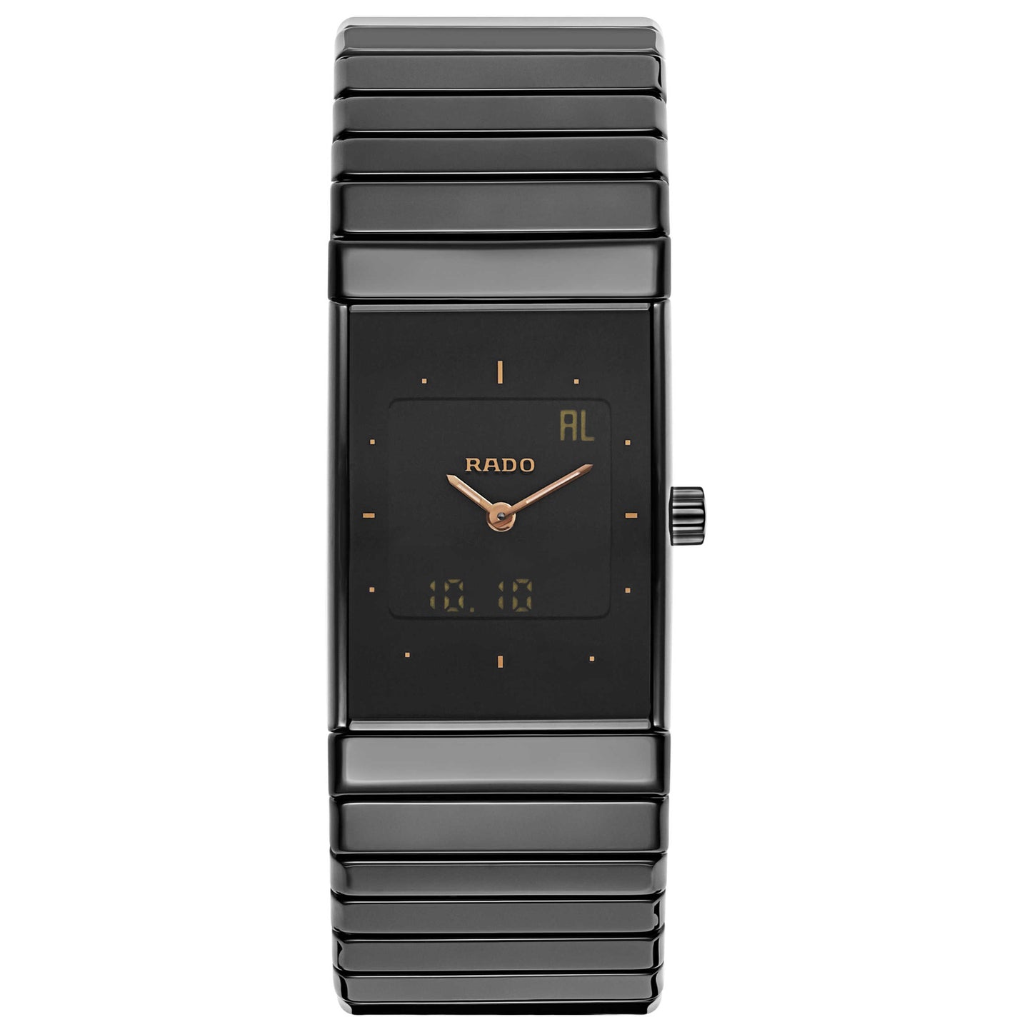 Front view of Rado Ceramica Women's Swiss Quartz (Battery-Powered) Watch R21364152