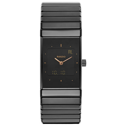 Front view of Rado Ceramica Women's Swiss Quartz (Battery-Powered) Watch R21364152