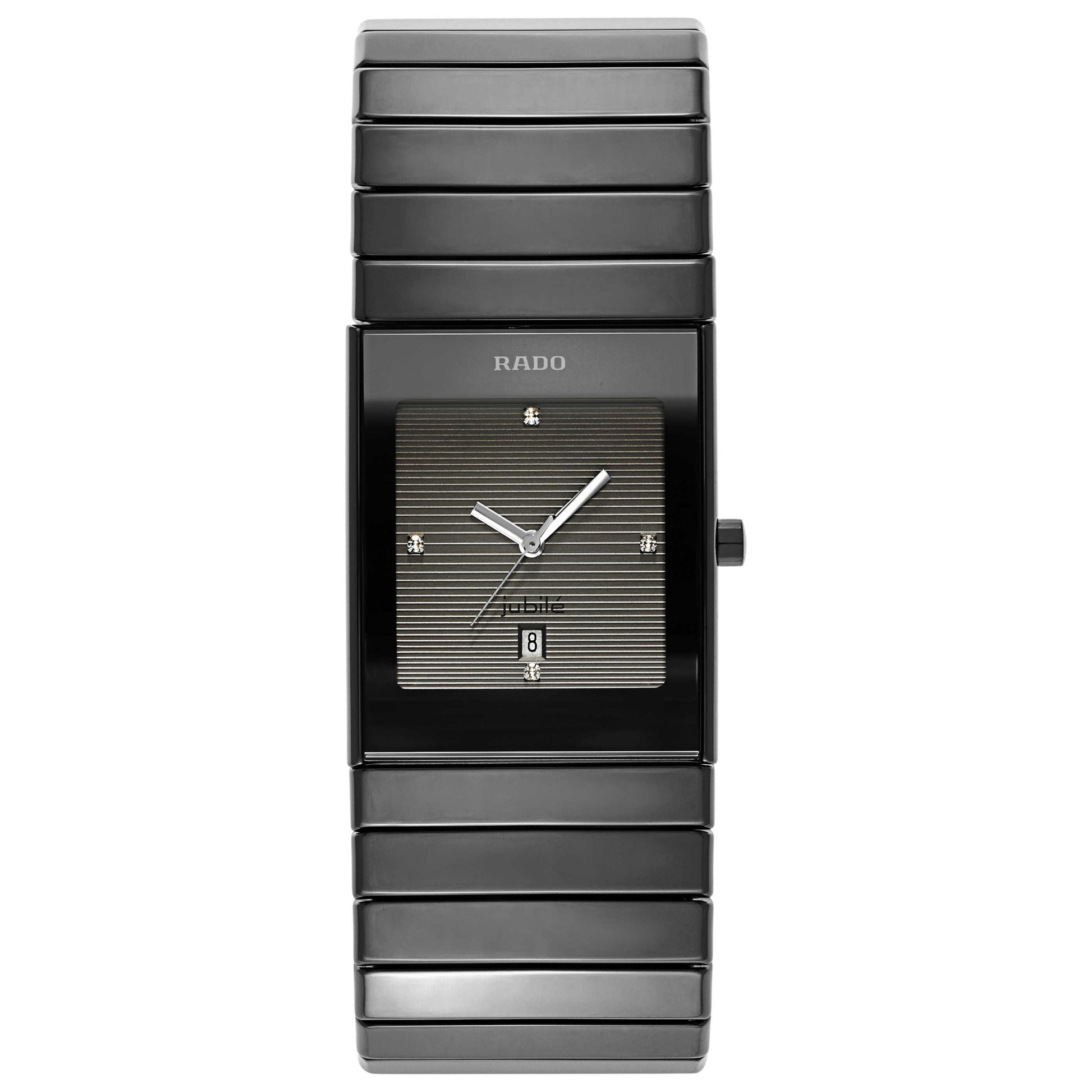 Front view of Rado Ceramica Men's Swiss Quartz (Battery-Powered) Watch R21478712