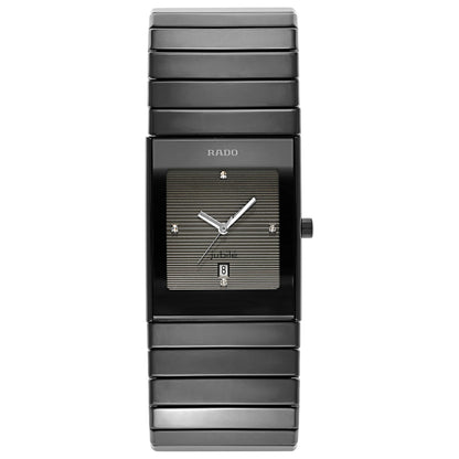 Front view of Rado Ceramica Men's Swiss Quartz (Battery-Powered) Watch R21478712