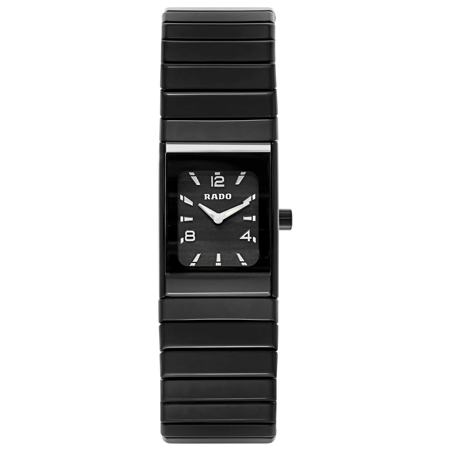 Front view of Rado Ceramica Women's Swiss Quartz (Battery-Powered) Watch R21540192
