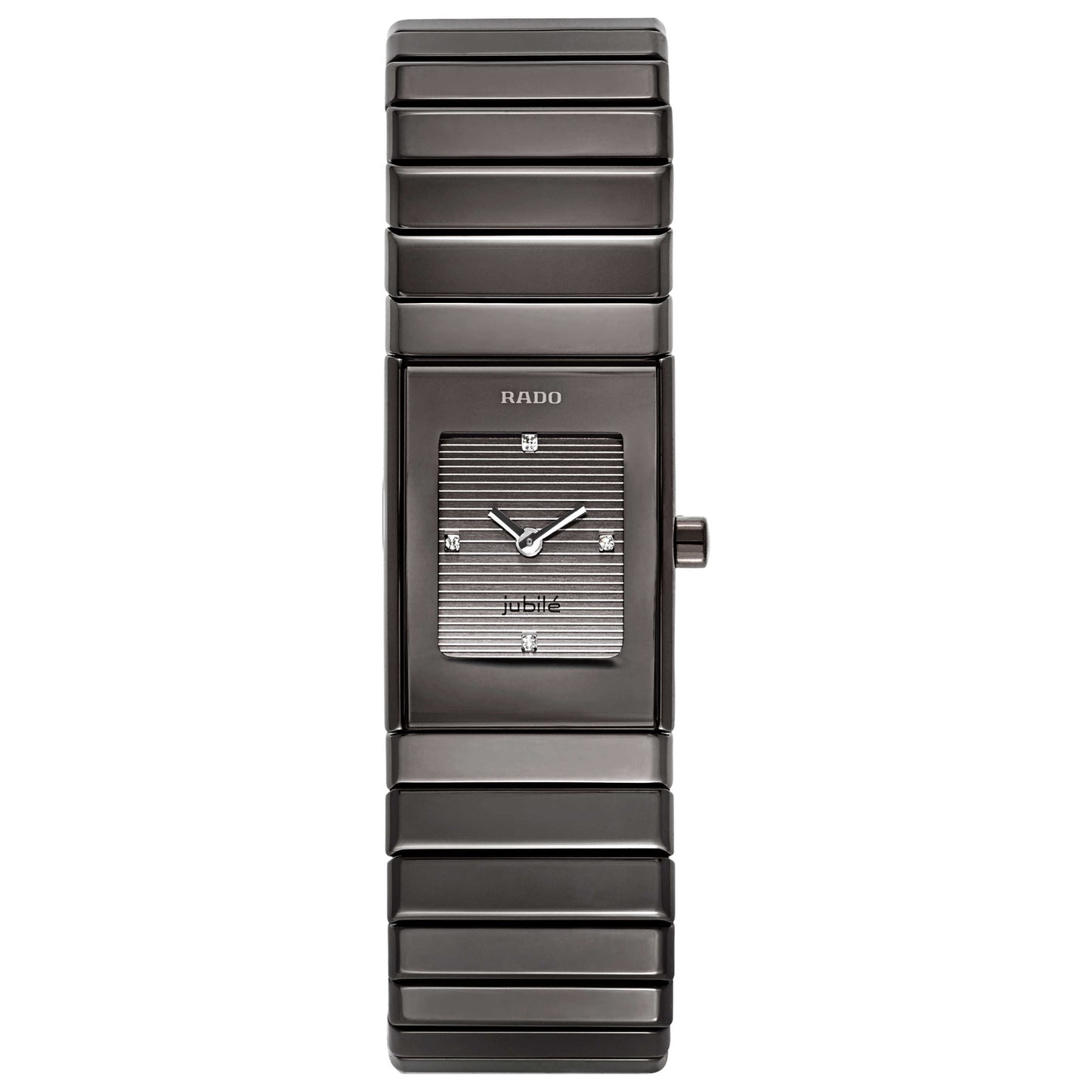 Front view of Rado Ceramica Women's Swiss Quartz (Battery-Powered) Watch R21547712