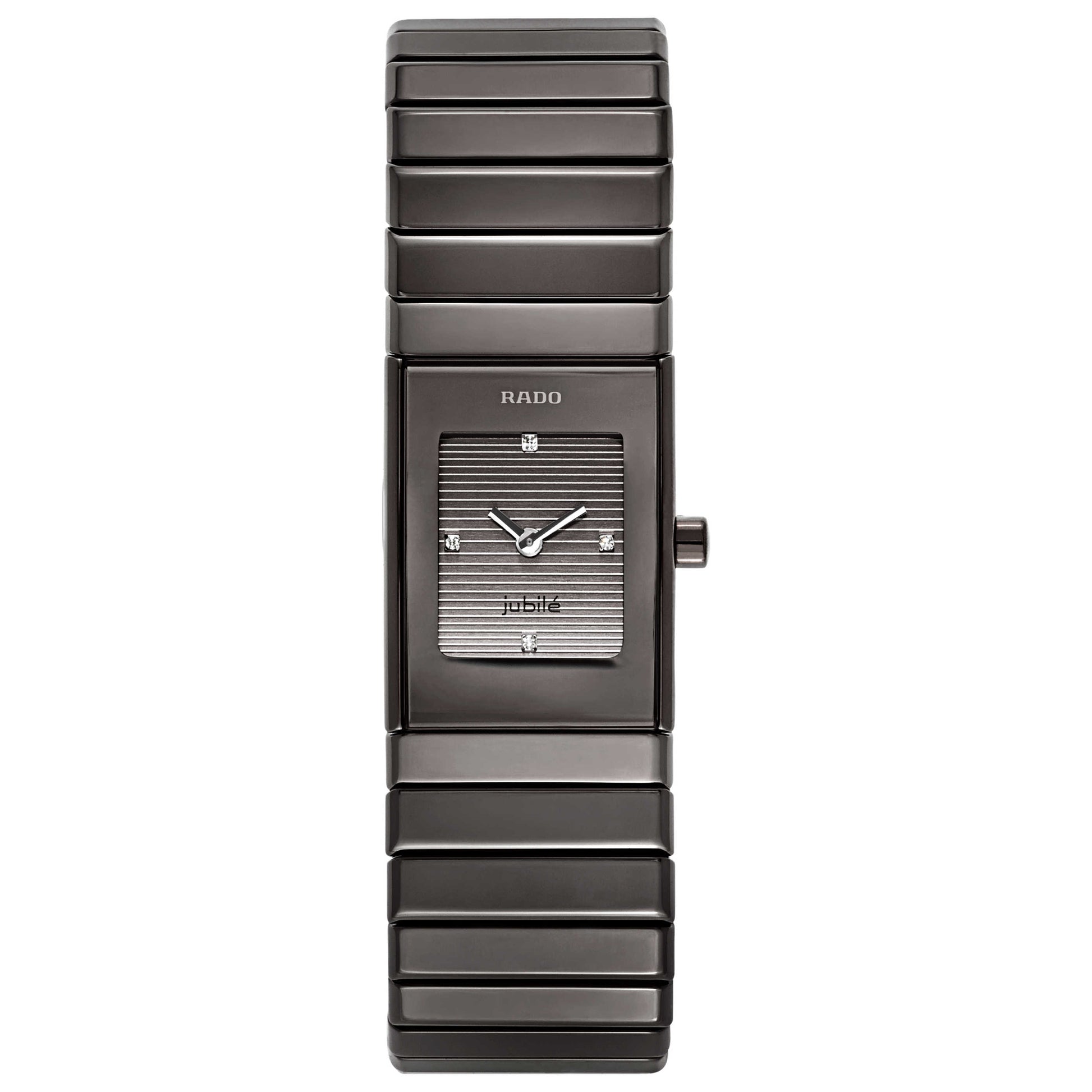 Front view of Rado Ceramica Women's Swiss Quartz (Battery-Powered) Watch R21547712