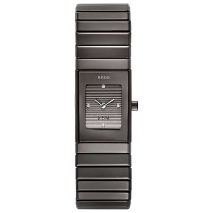 Front view of Rado Ceramica Women's Swiss Quartz (Battery-Powered) Watch R21547712