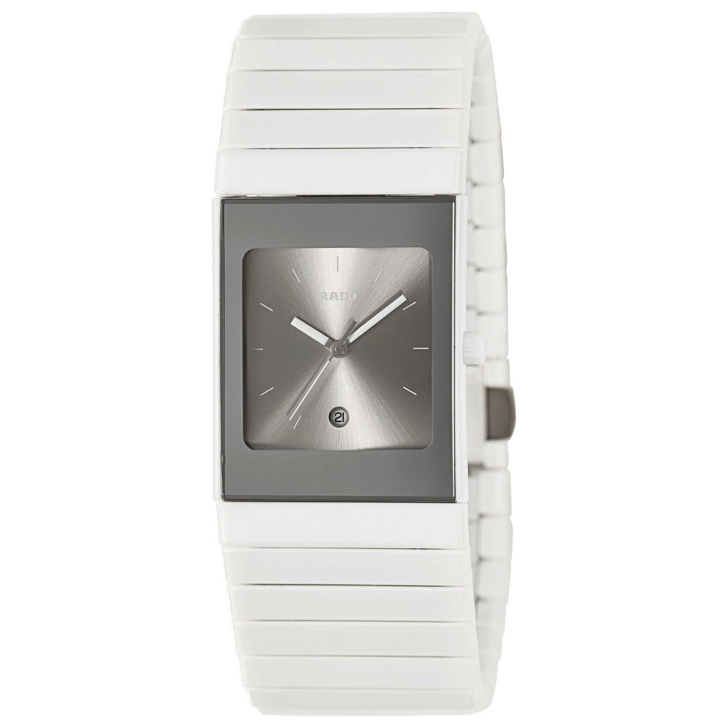 Front view of Rado Ceramica Women's Quartz Watch R21587102