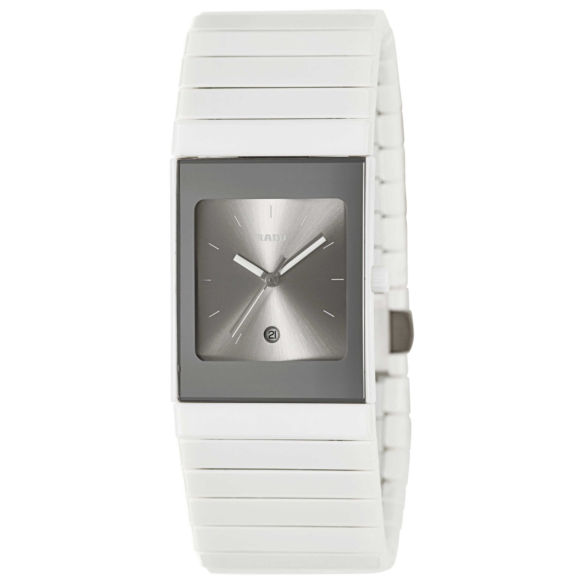 Front view of Rado Ceramica Women's Quartz Watch R21587102