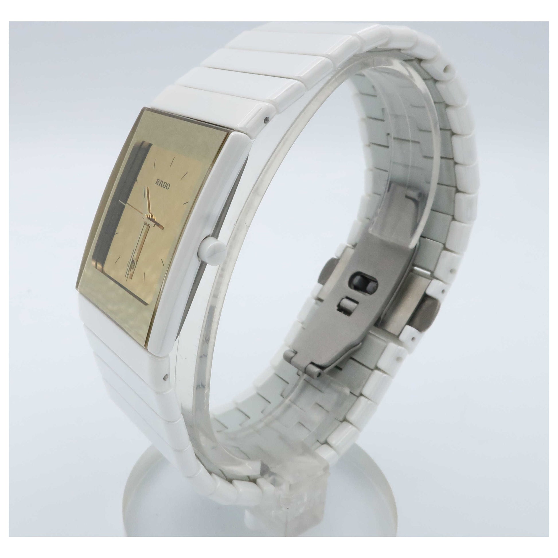 Rado Ceramica Women's Swiss Quartz (Battery-Powered) Watch R21709252-PO - Image #4