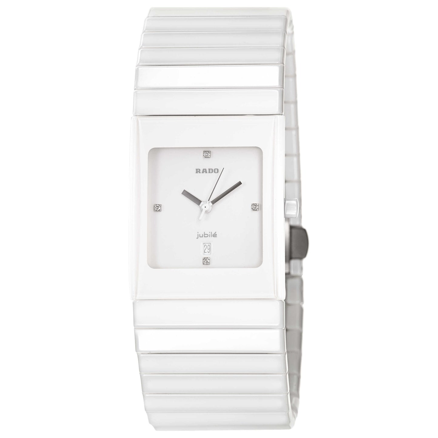 Front view of Rado Ceramica Women's Quartz Watch R21711702