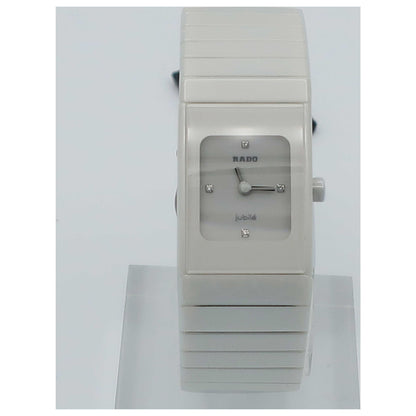 Front view of Rado Ceramica Women's Swiss Quartz (Battery-Powered) Watch R21712702-SD