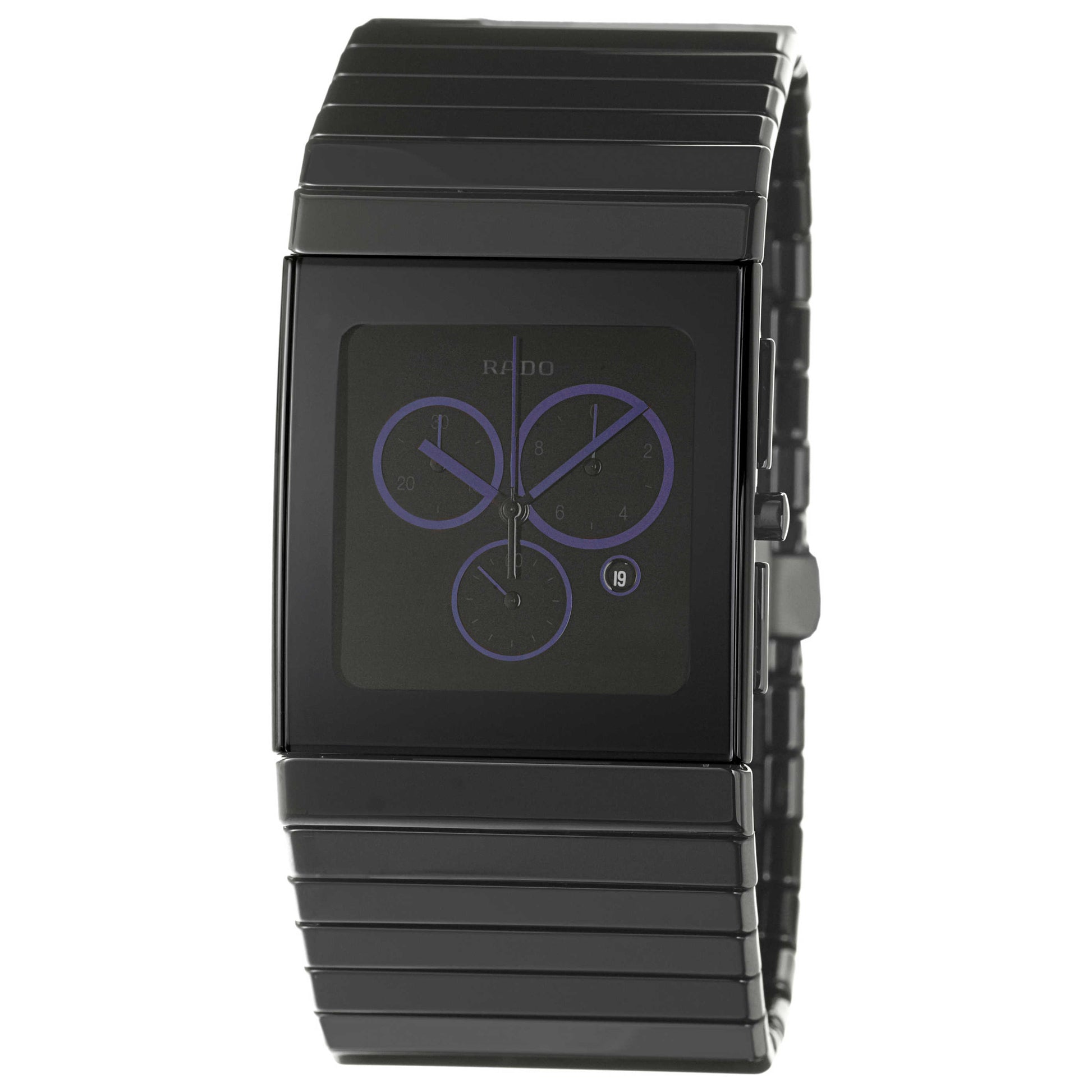 Front view of Rado Ceramica Men's Swiss Quartz (Battery-Powered) Watch R21714182