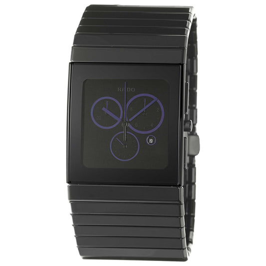 Front view of Rado Ceramica Men's Swiss Quartz (Battery-Powered) Watch R21714182