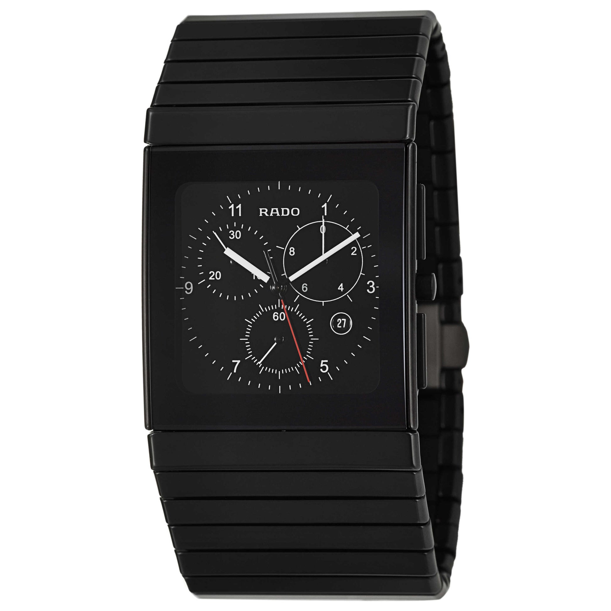 Front view of Rado Ceramica Men's Quartz Watch R21715162