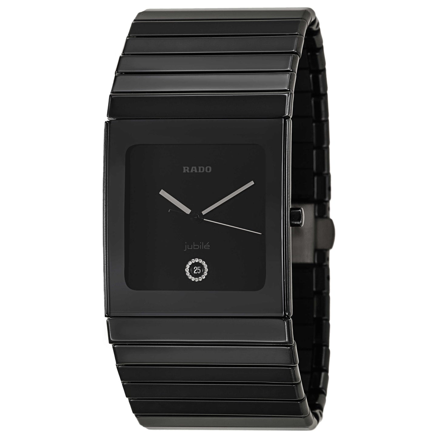 Front view of Rado Ceramica Men's Swiss Quartz (Battery-Powered) Watch R21716702
