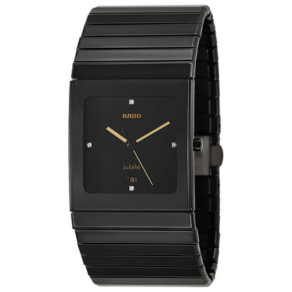 Front view of Rado Ceramica Men's Swiss Quartz (Battery-Powered) Watch R21716742