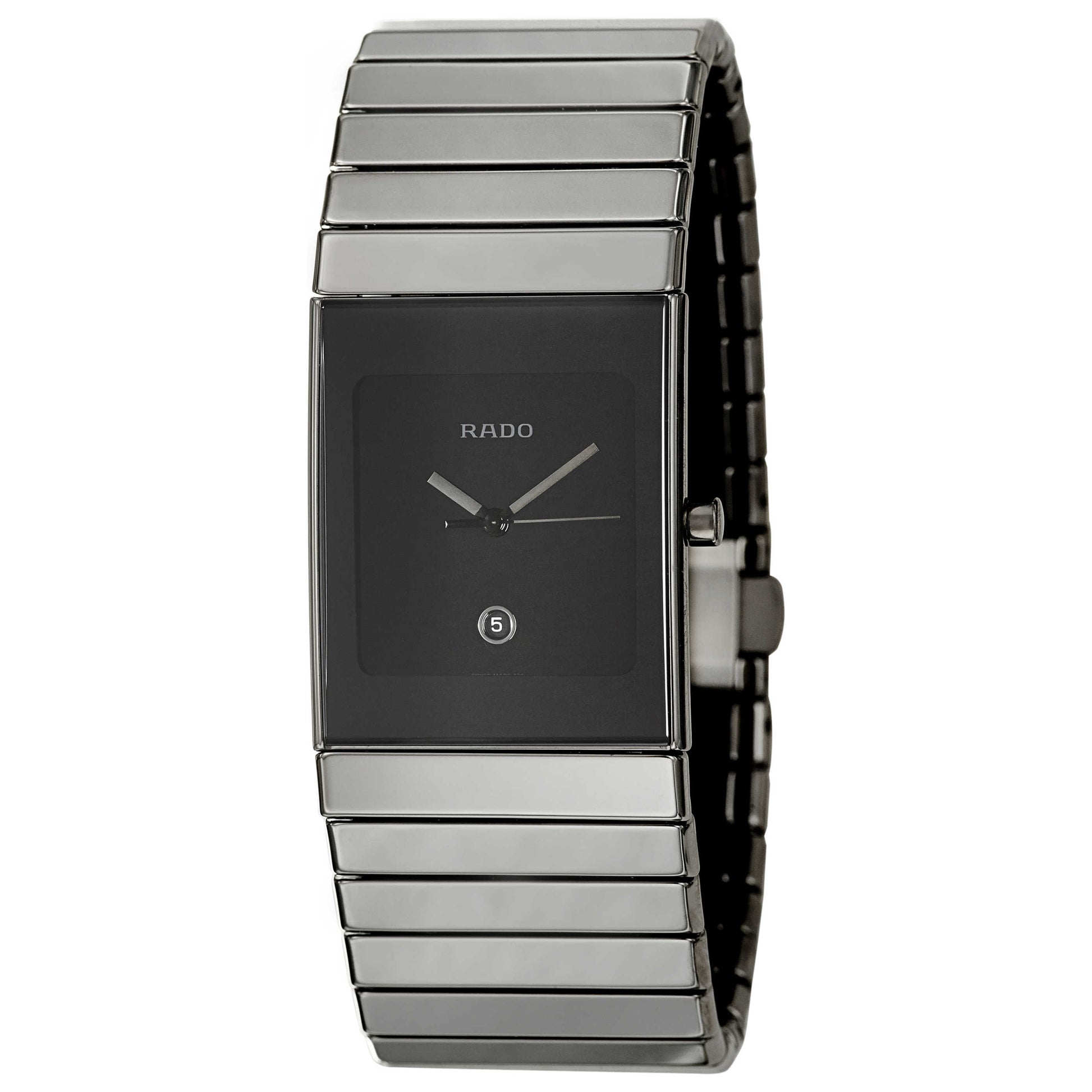 Front view of Rado Ceramica Men's Swiss Quartz (Battery-Powered) Watch R21826222