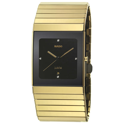 Front view of Rado Ceramica Men's Swiss Quartz (Battery-Powered) Watch R21892742