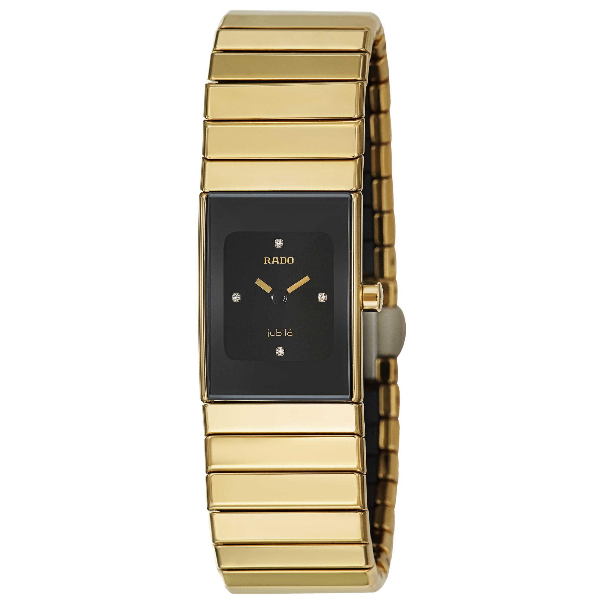 Front view of Rado Ceramica Women's Swiss Quartz (Battery-Powered) Watch R21895742