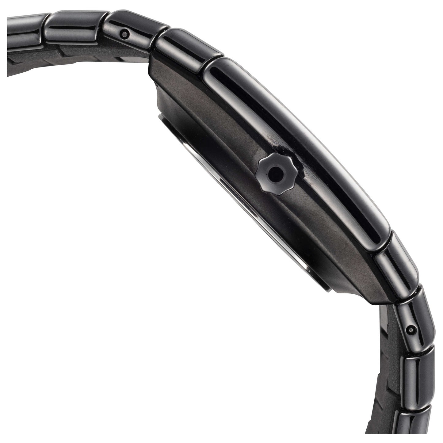 Left view of Rado Ceramica Men's Automatic Watch R21925152