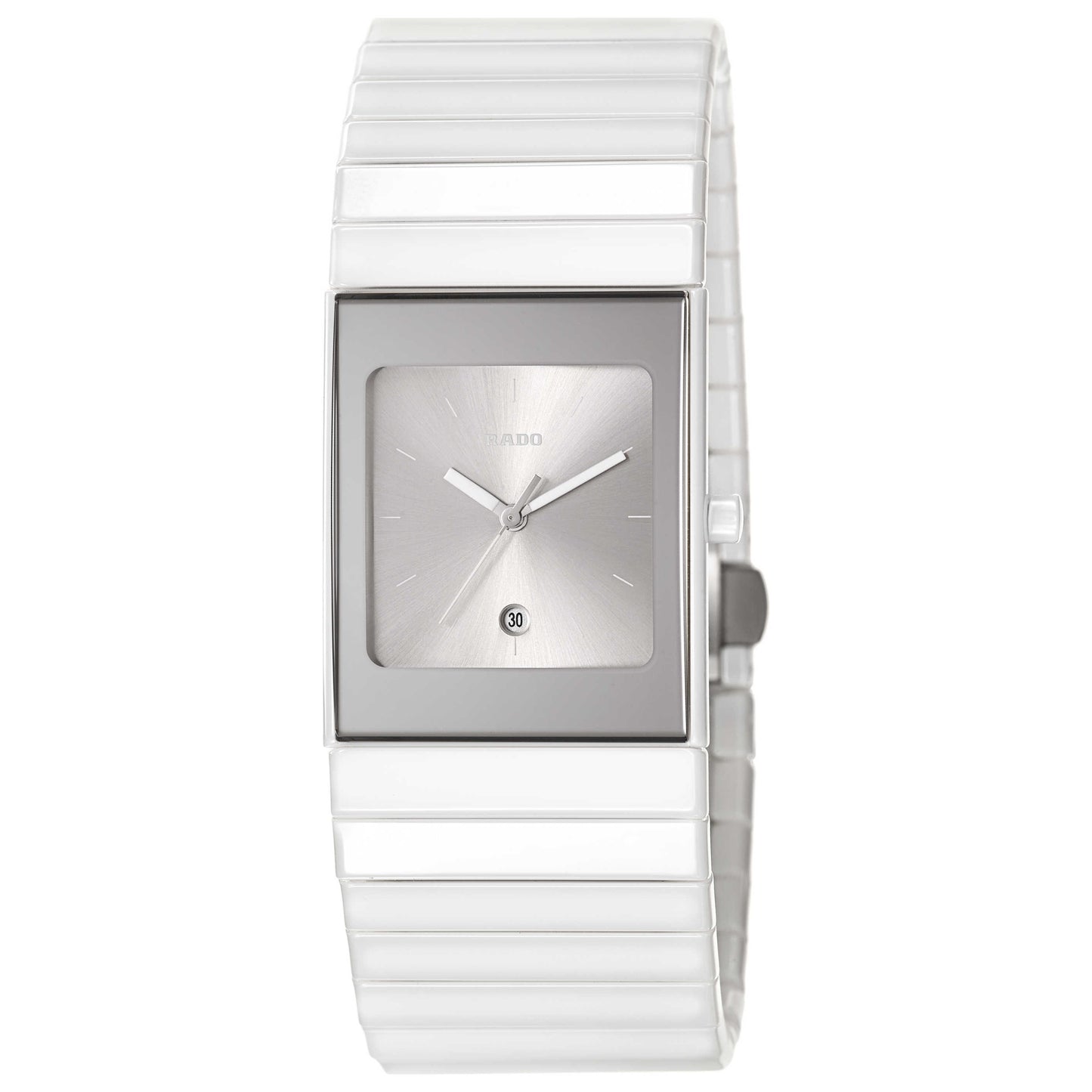 Front view of Rado Ceramica Women's Swiss Quartz (Battery-Powered) Watch R21982102