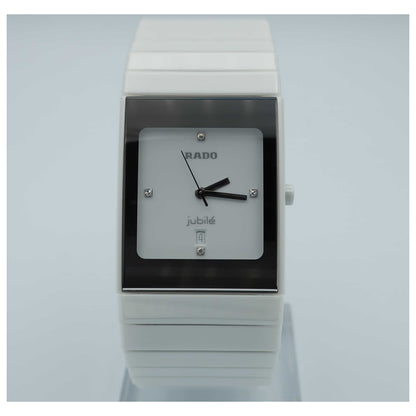 Front view of Rado Ceramica Women's Swiss Quartz (Battery-Powered) Watch R21982702-SD