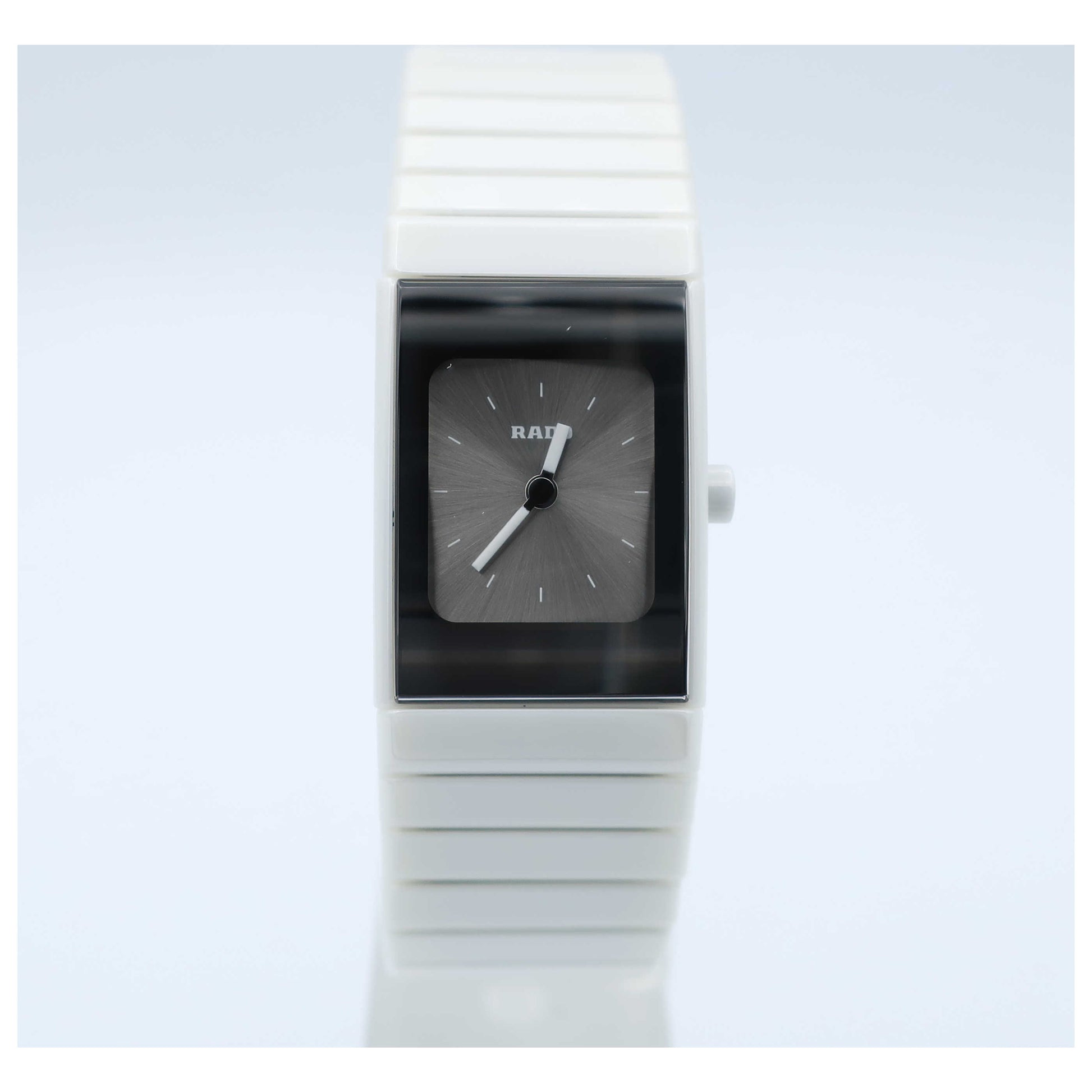 Front view of Rado Ceramica Women's Swiss Quartz (Battery-Powered) Watch R21983102-SD