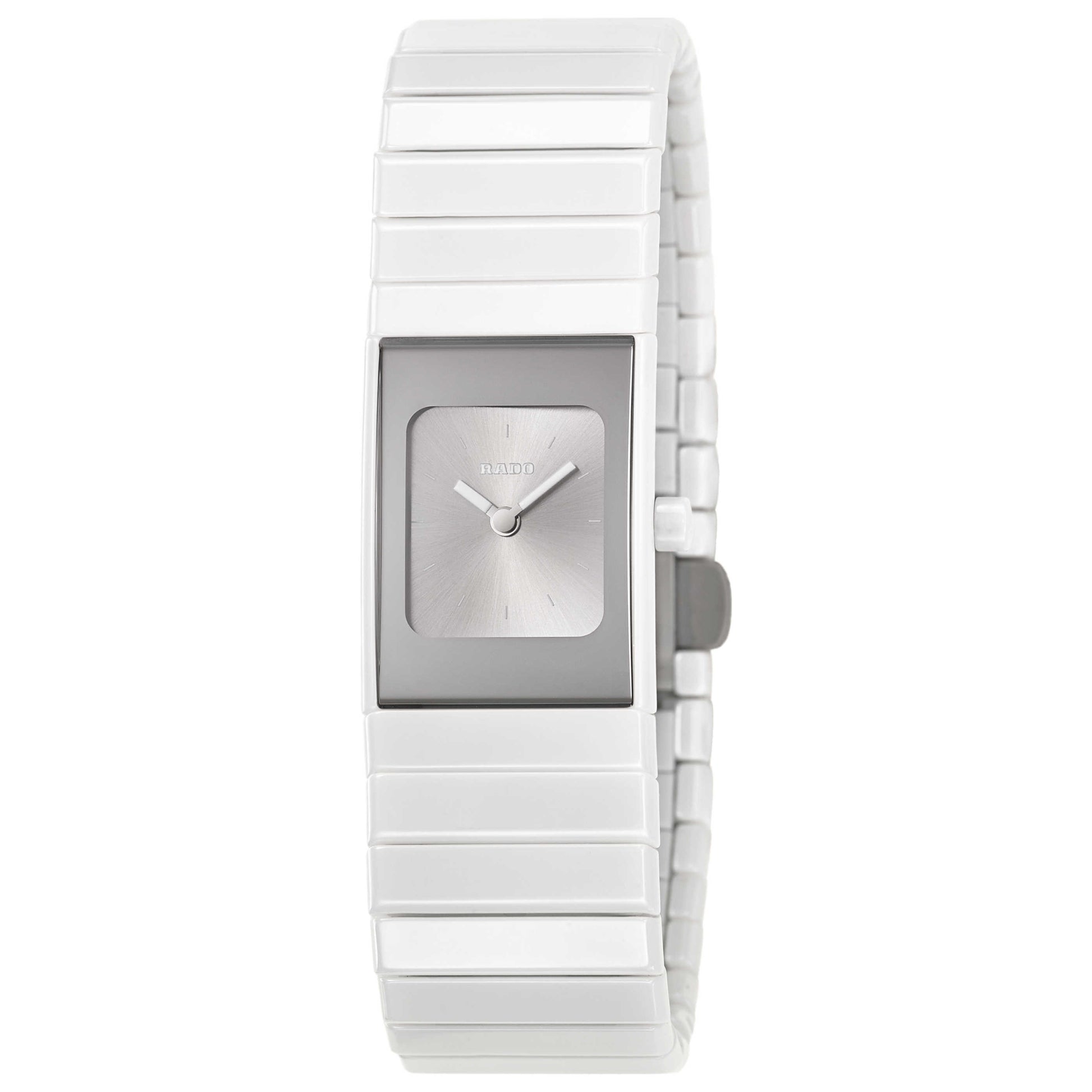 Front view of Rado Ceramica Women's Swiss Quartz (Battery-Powered) Watch R21983102