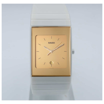 Front view of Rado Ceramica Women's Swiss Quartz (Battery-Powered) Watch R21984252-SD