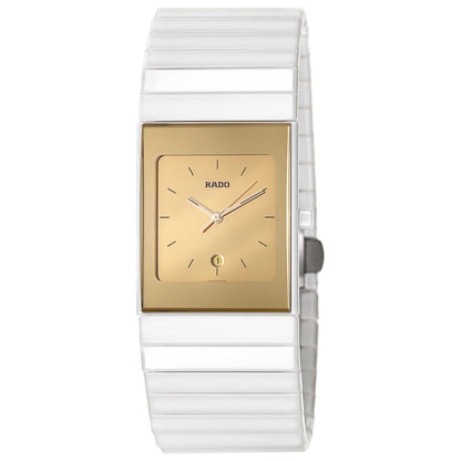 Front view of Rado Ceramica Women's Quartz Watch R21984252