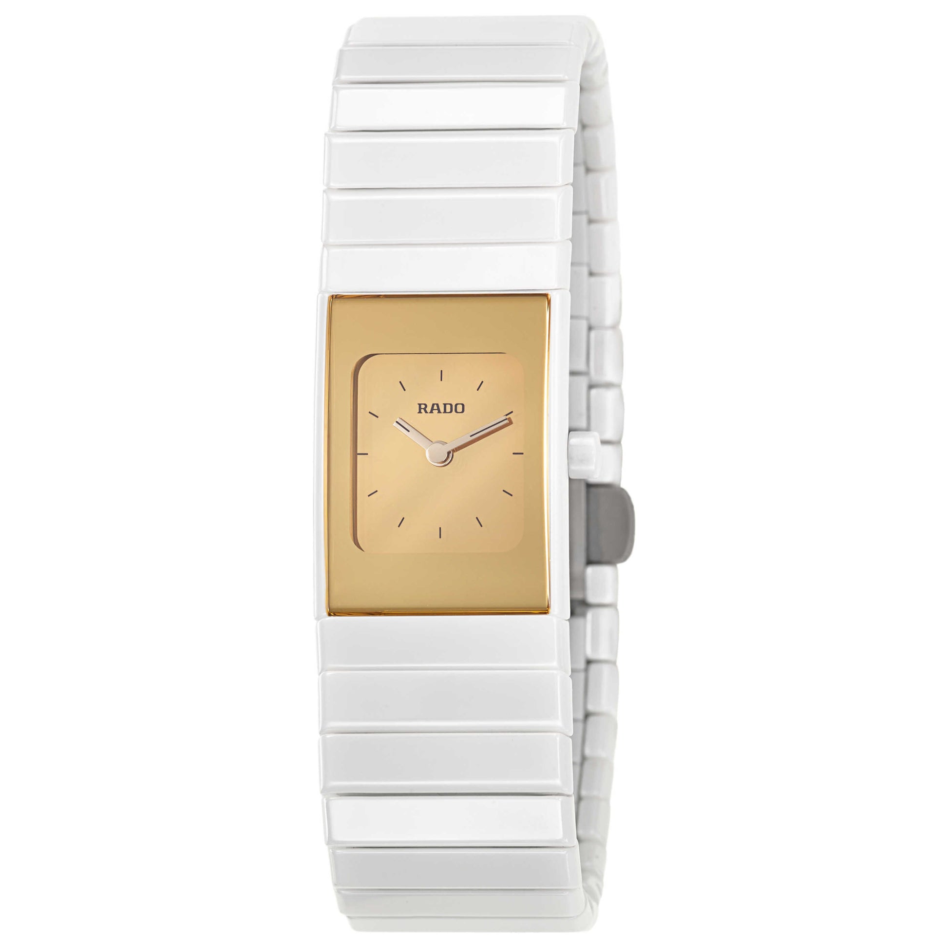 Front view of Rado Ceramica Women's Swiss Quartz (Battery-Powered) Watch R21985252