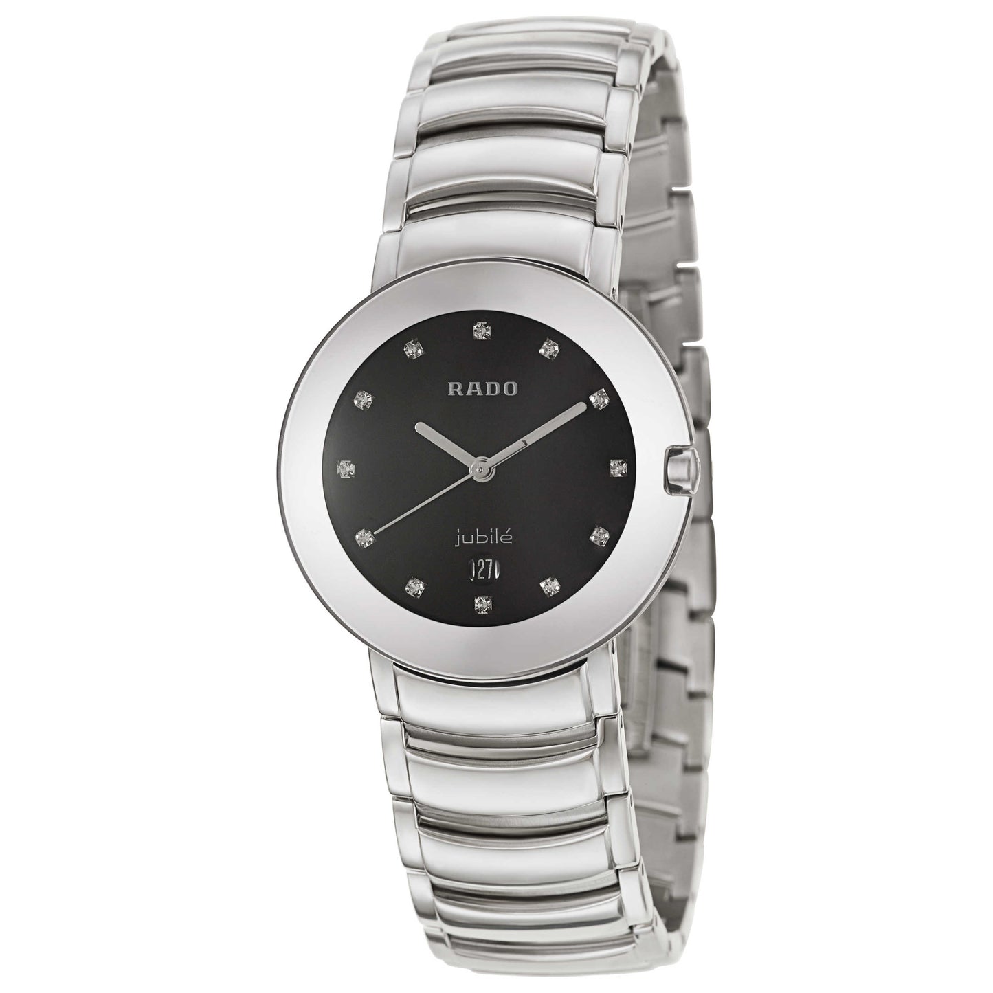 Front view of Rado Coupole Men's Swiss Quartz (Battery-Powered) Watch R22531723