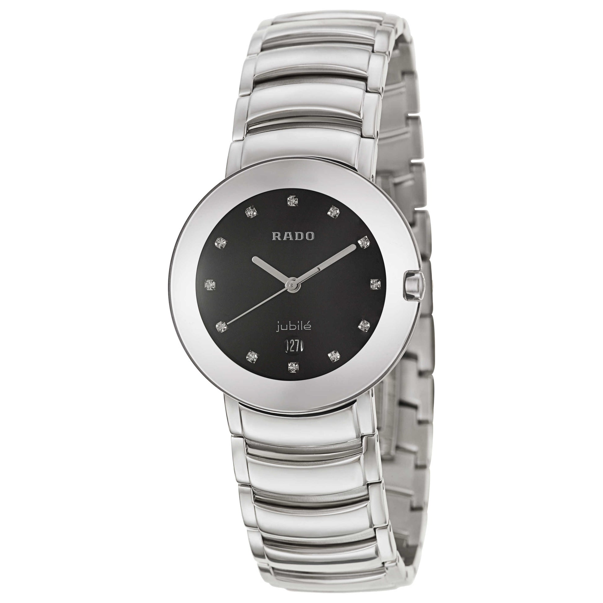 Front view of Rado Coupole Men's Swiss Quartz (Battery-Powered) Watch R22531723