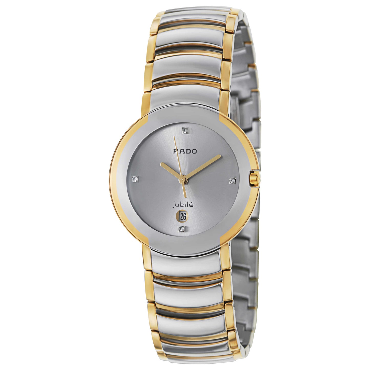 Front view of Rado Coupole Women's Swiss Quartz (Battery-Powered) Watch R22533733