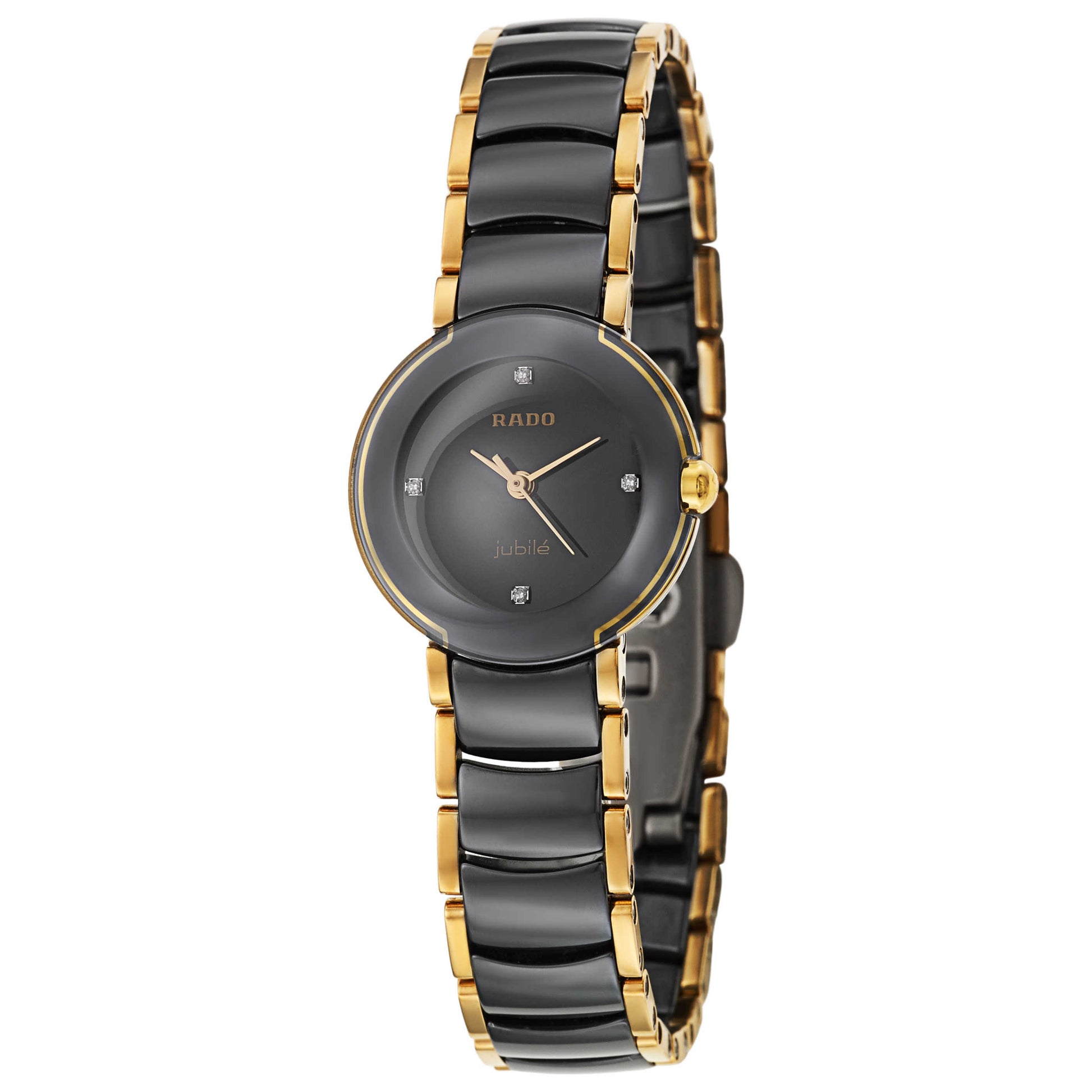 Front view of Rado Coupole Women's Swiss Quartz (Battery-Powered) Watch R22619712