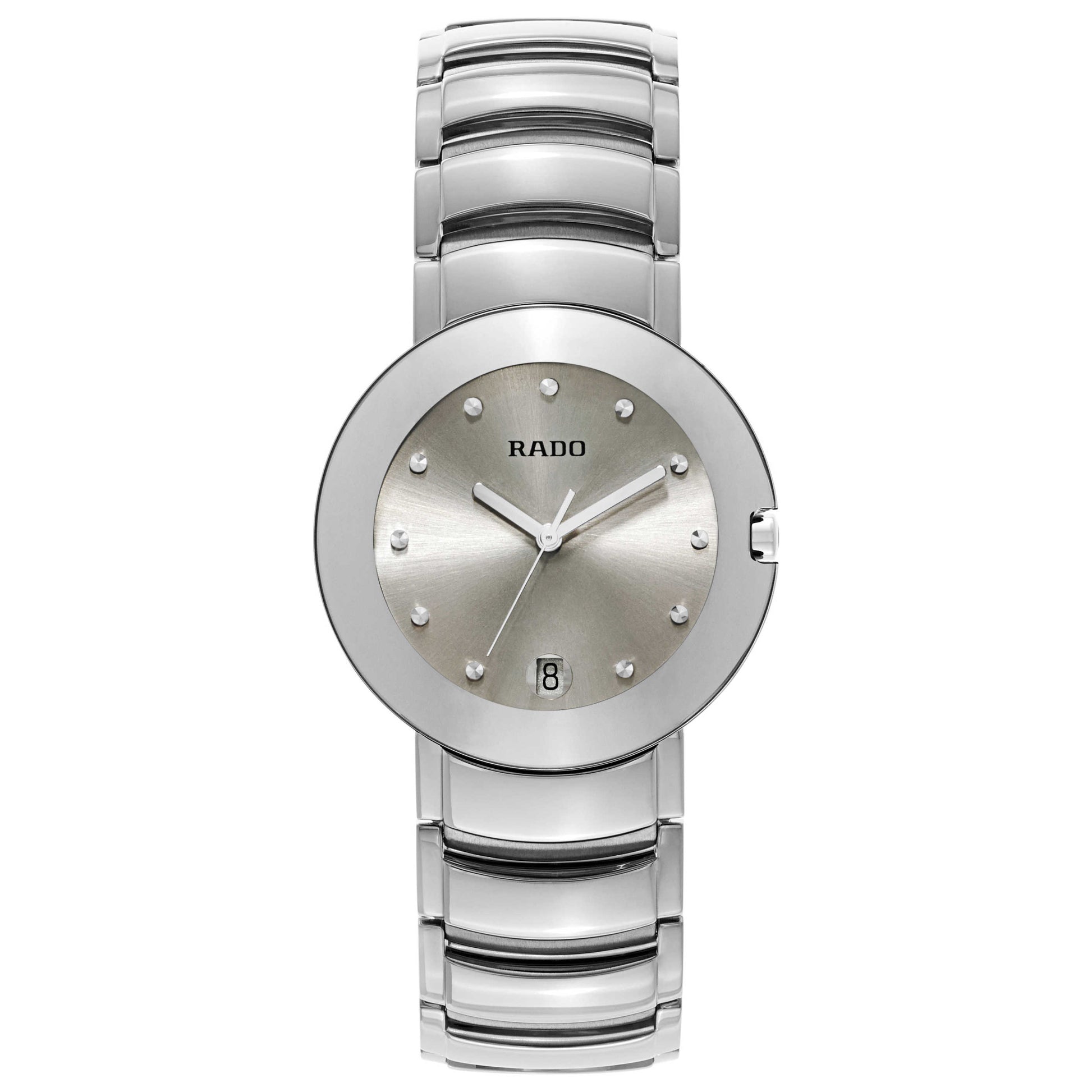 Front view of Rado Coupole Men's Swiss Quartz (Battery-Powered) Watch R22625103