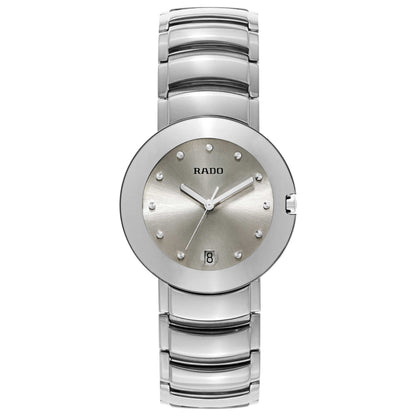 Front view of Rado Coupole Men's Swiss Quartz (Battery-Powered) Watch R22625103