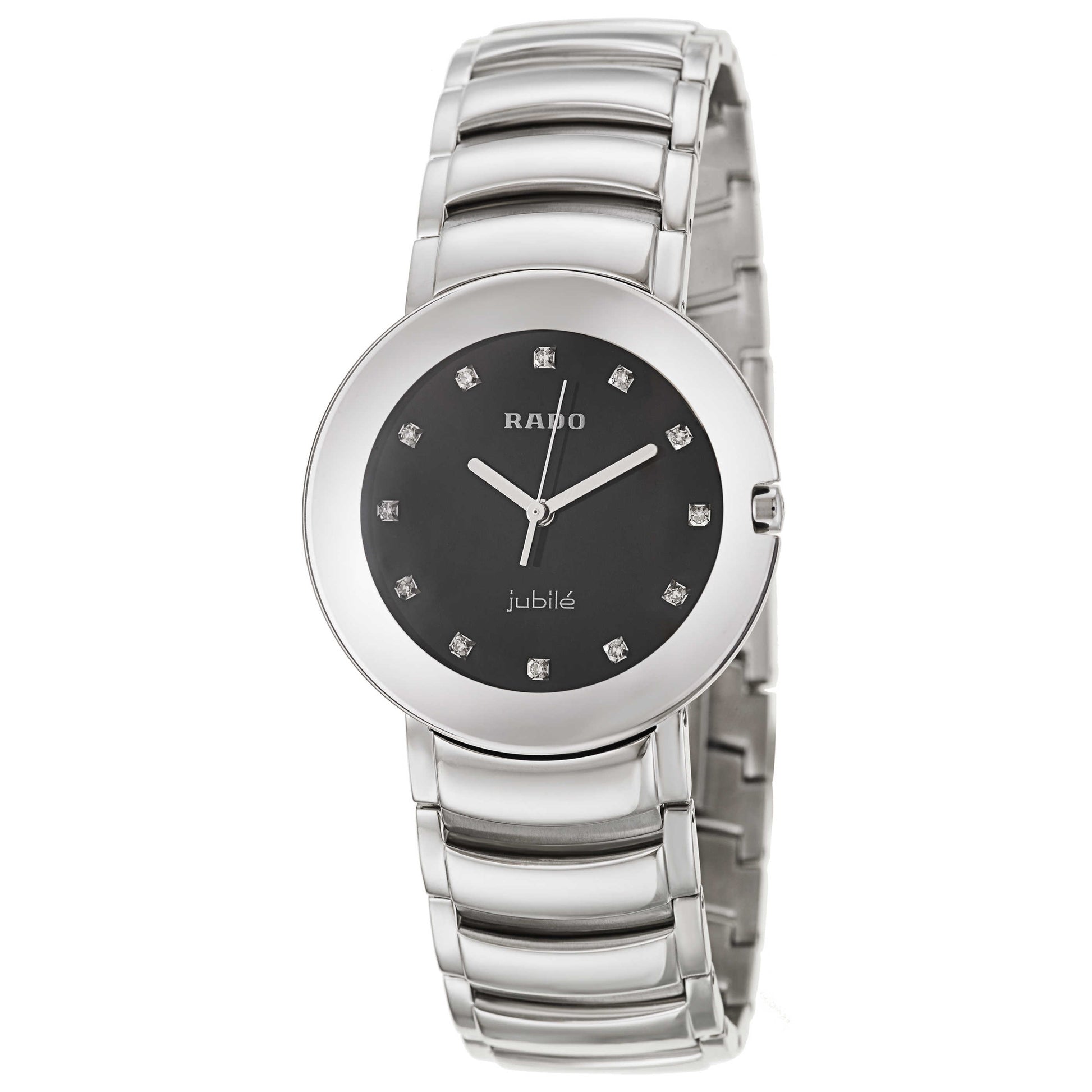 Front view of Rado Coupole Men's Swiss Quartz (Battery-Powered) Watch R22625723