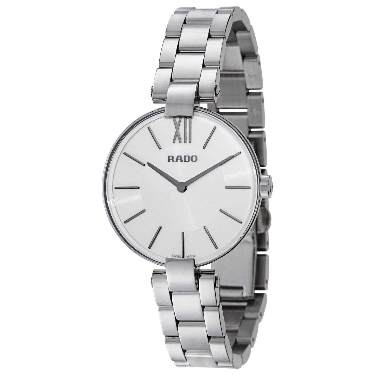 Front view of Rado Coupole Women's Swiss Quartz (Battery-Powered) Watch R22850013