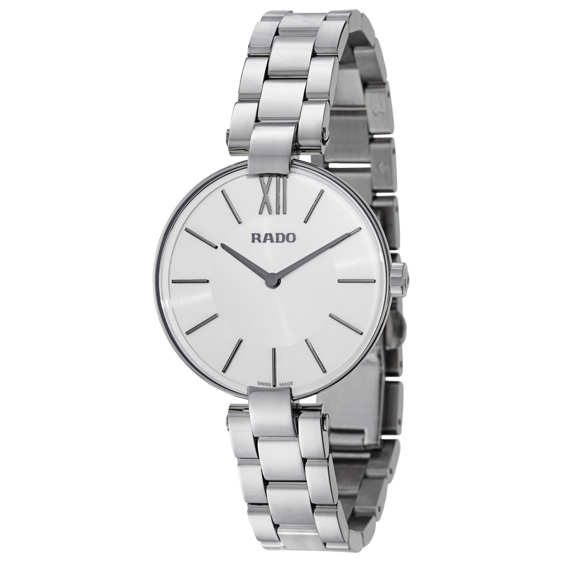 Front view of Rado Coupole Women's Swiss Quartz (Battery-Powered) Watch R22850013