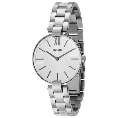 Front view of Rado Coupole Women's Swiss Quartz (Battery-Powered) Watch R22850013