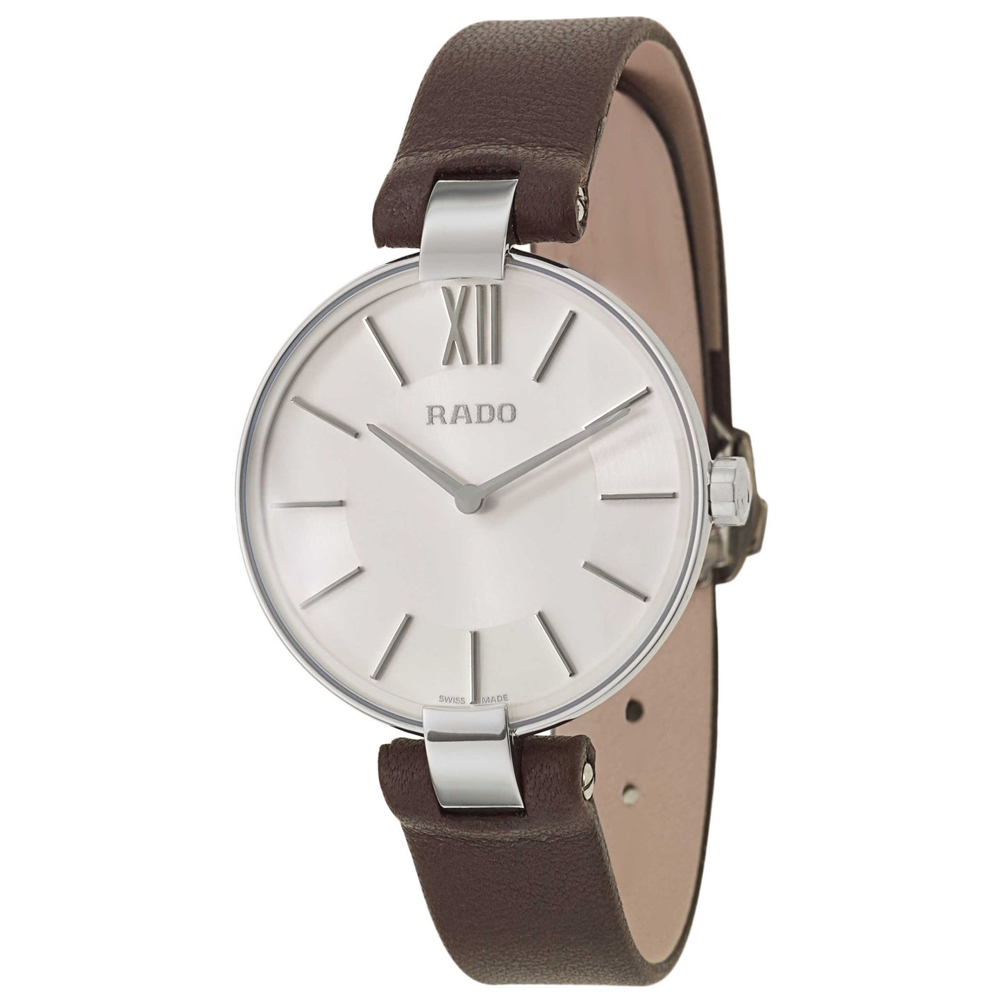 Front view of Rado Coupole M Women's Swiss Quartz (Battery-Powered) Watch R22850015