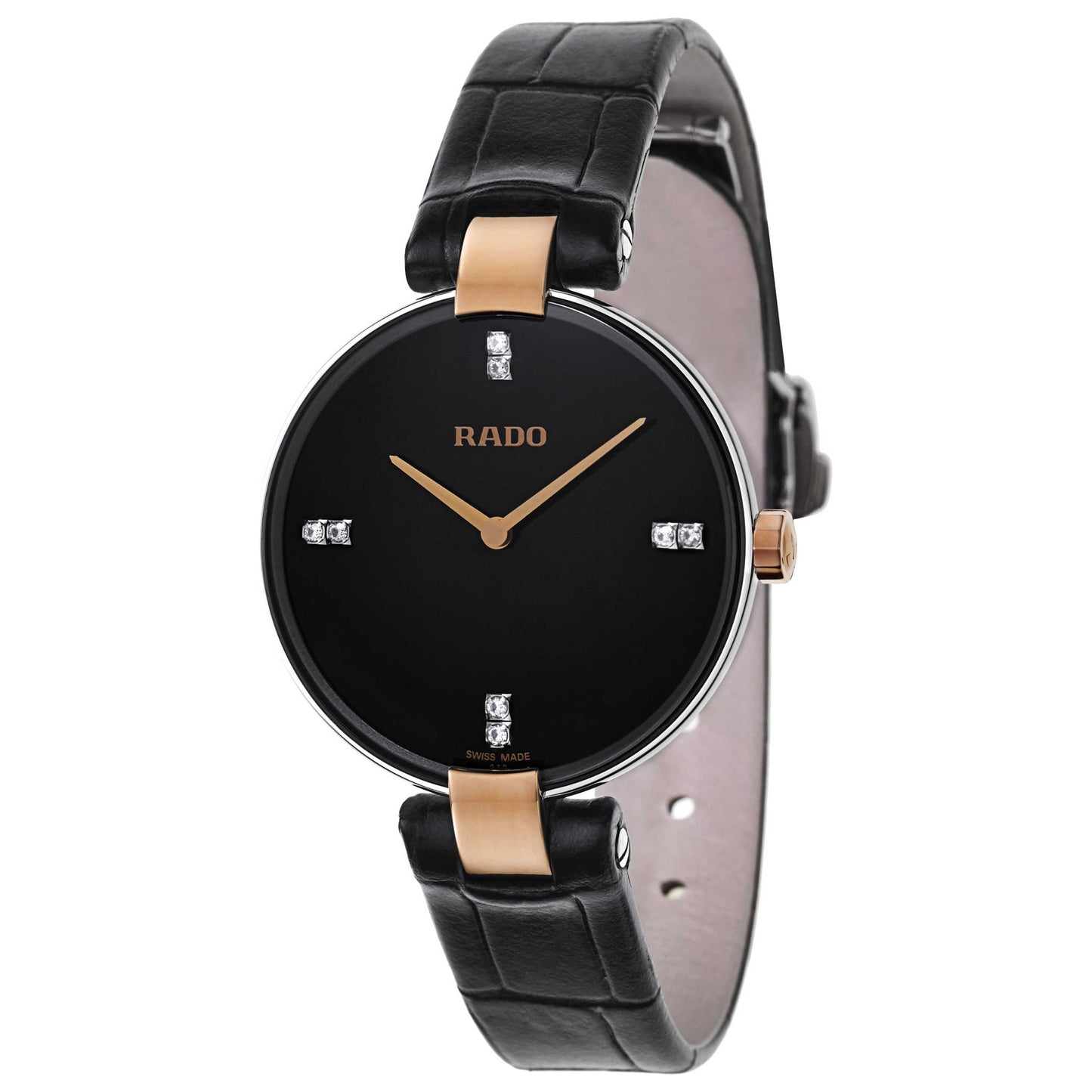 Front view of Rado Coupole Women's Swiss Quartz (Battery-Powered) Watch R22850705
