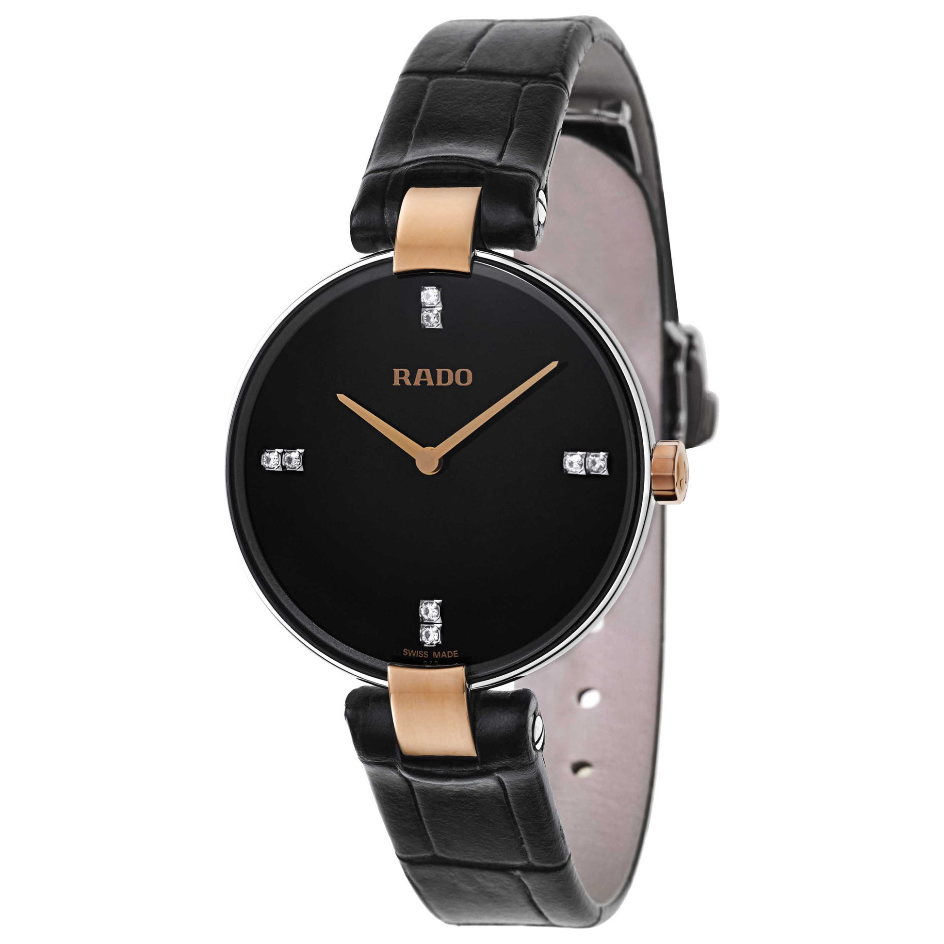 Front view of Rado Coupole Women's Swiss Quartz (Battery-Powered) Watch R22850705