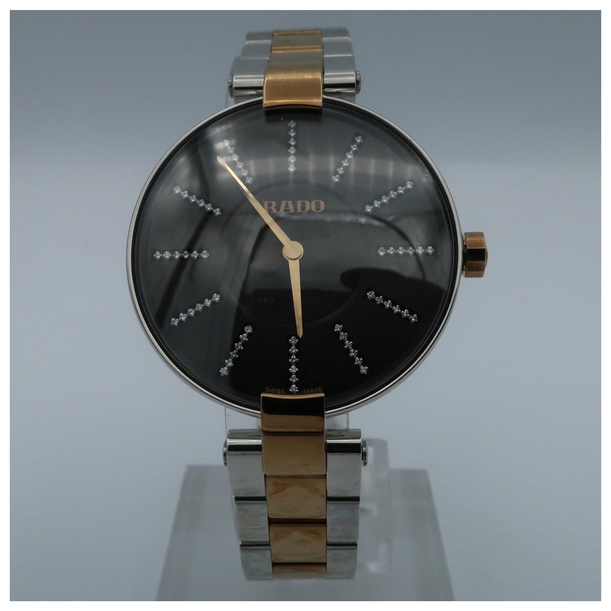 Front view of Rado Coupole Women's Swiss Quartz (Battery-Powered) Watch R22850713-SDV