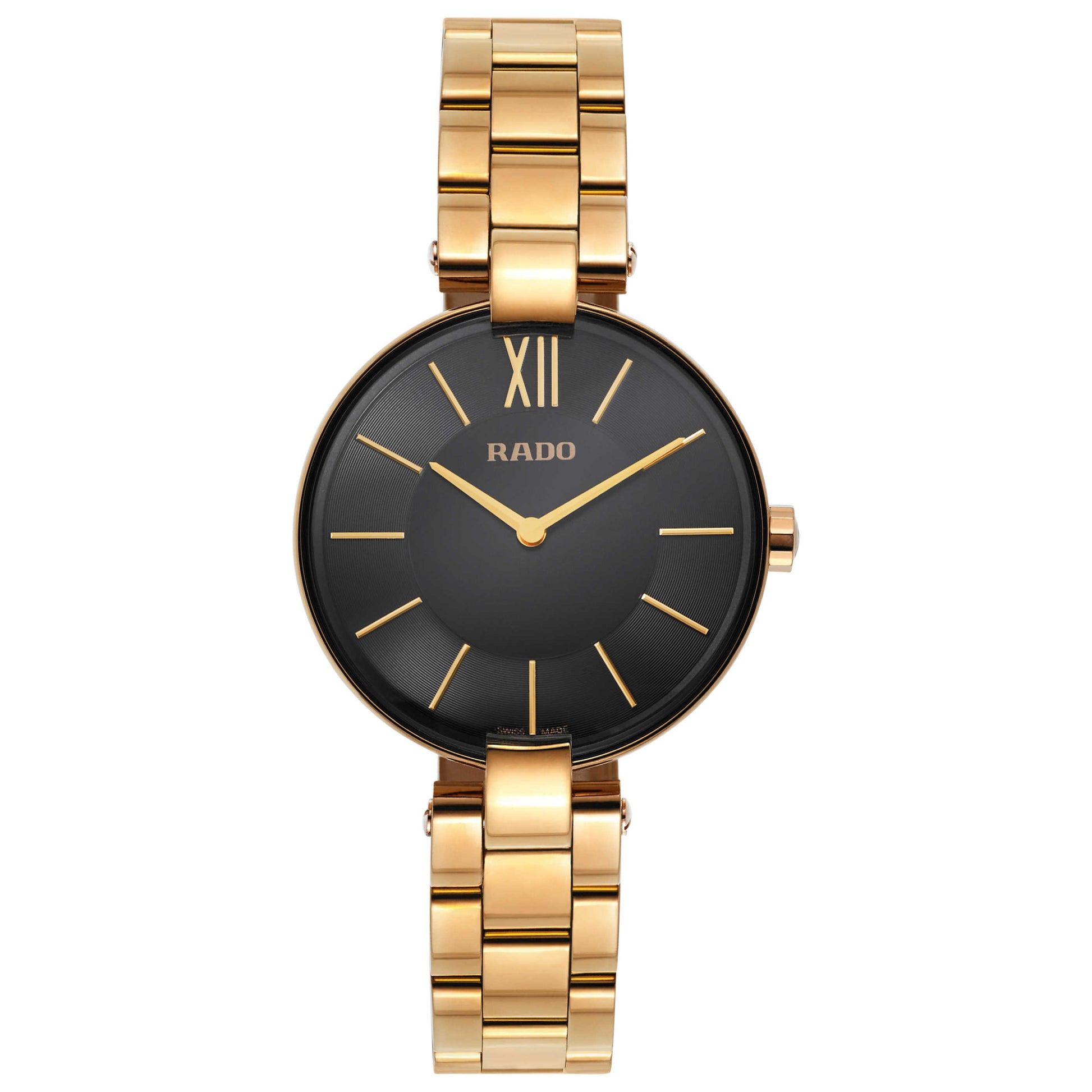 Front view of Rado Coupole Women's Swiss Quartz (Battery-Powered) Watch R22851163