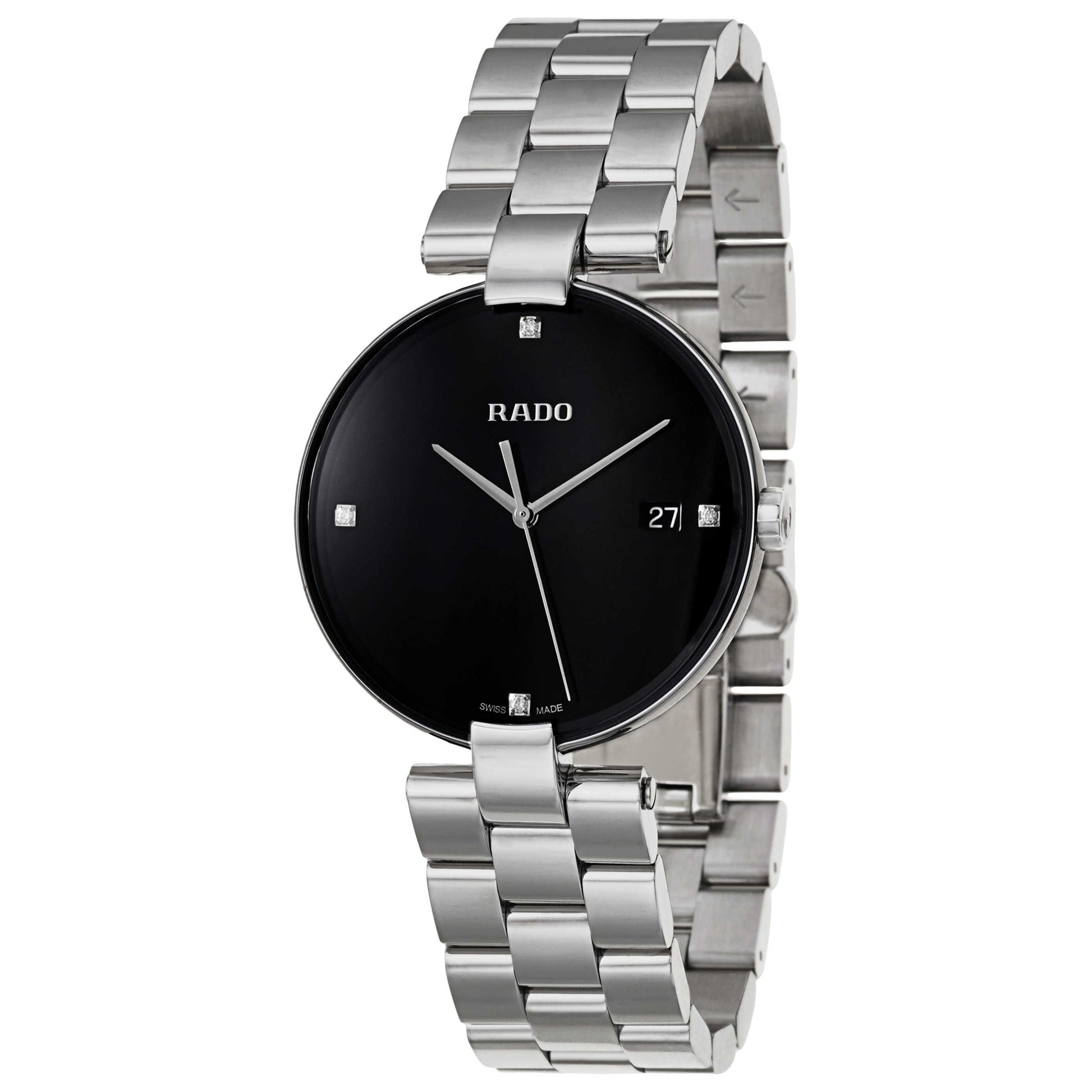 Front view of Rado Coupole Women's Swiss Quartz (Battery-Powered) Watch R22852703