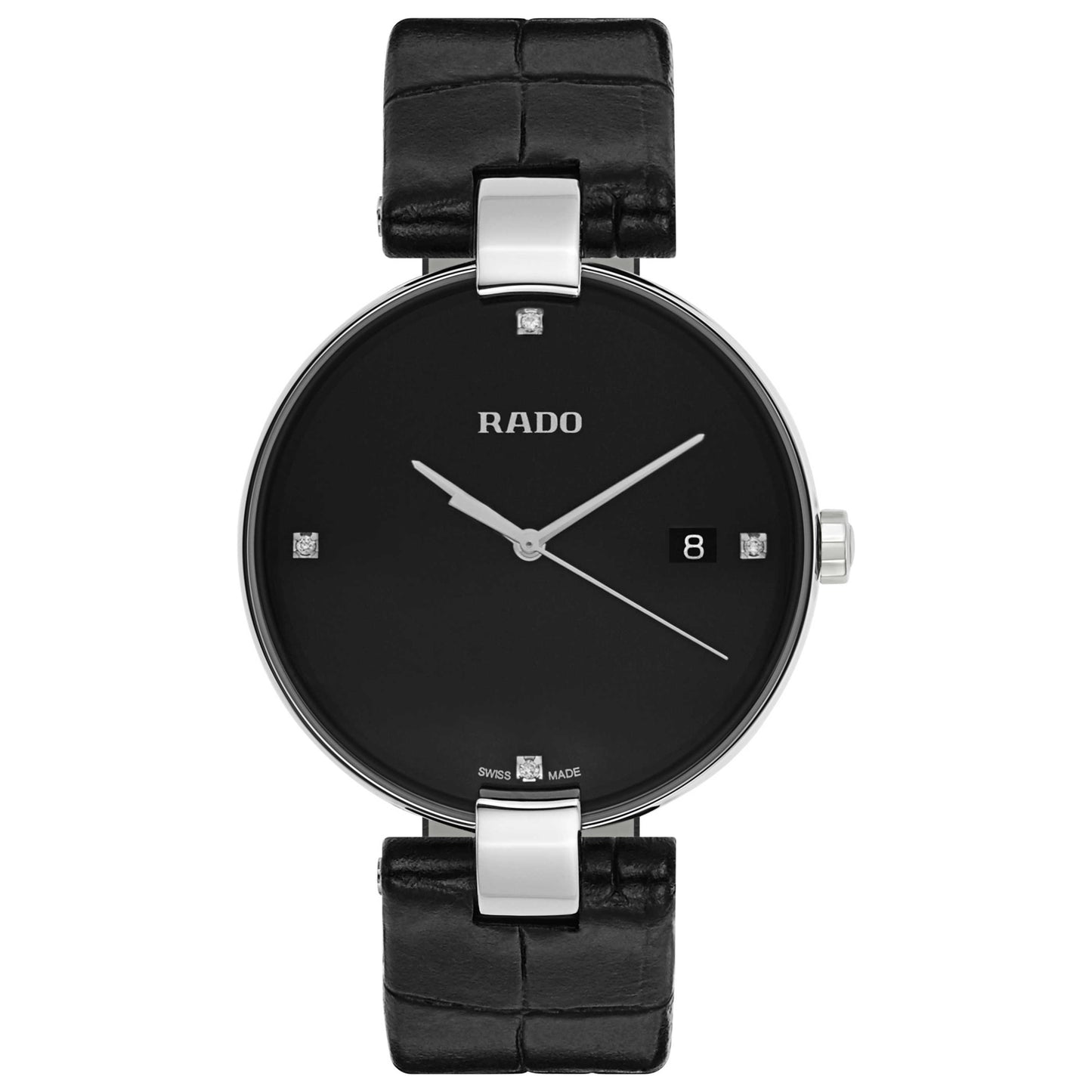 Front view of Rado Coupole Men's Swiss Quartz (Battery-Powered) Watch R22852705